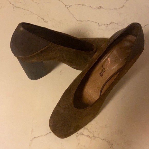 Free People Heart Block Heels - Picture 2 of 6